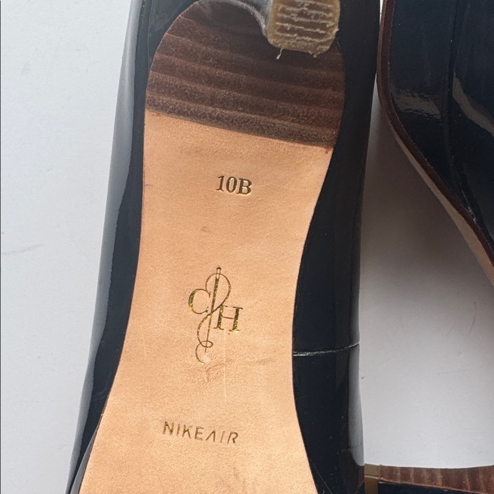 Cole Haan/ Nike Air 3 inch Glossy Blue Heels size 10b - Picture 5 of 7